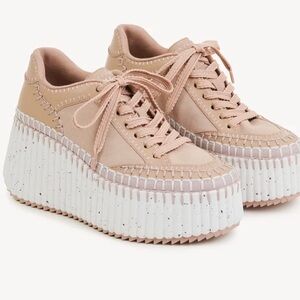 Chloe Nama Wedge Sneakers